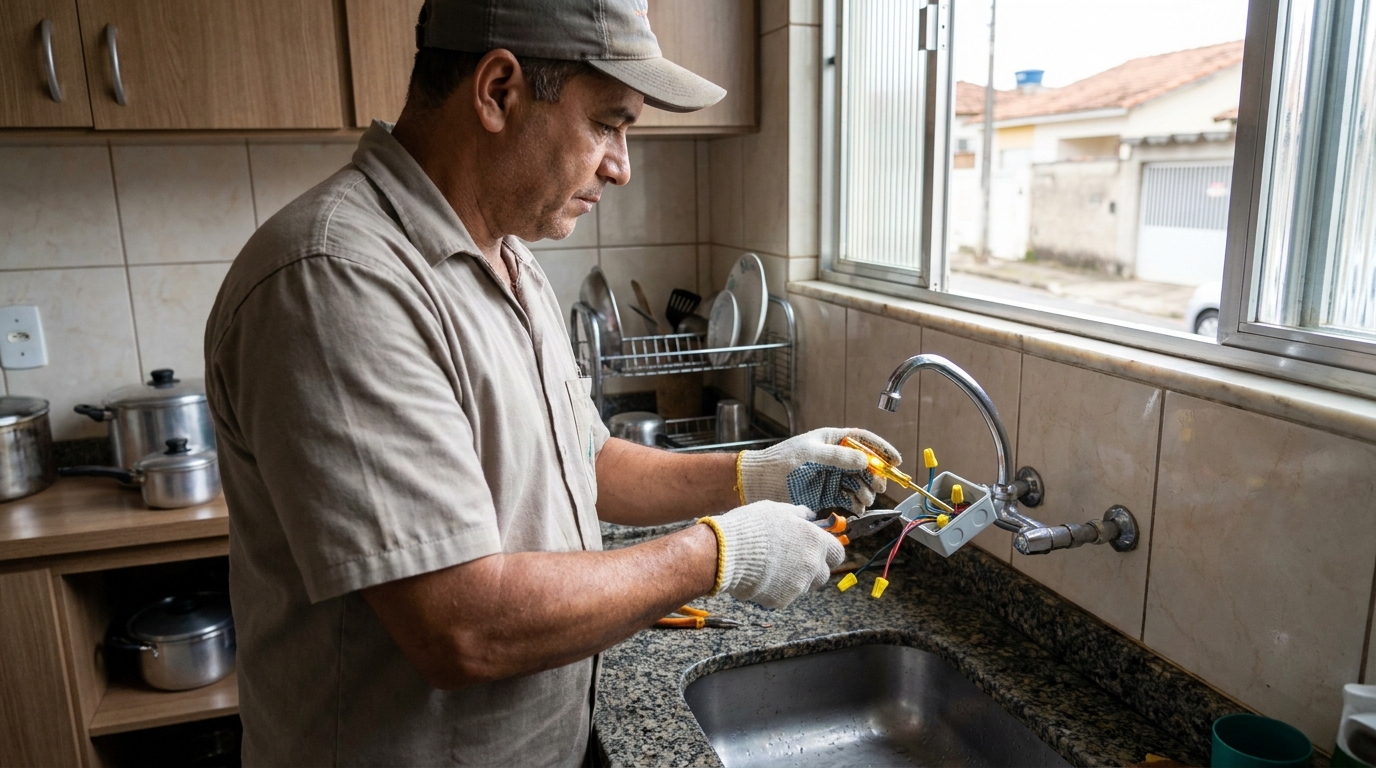 Adequação de Ponto Elétrico em Itajaí‑SC
